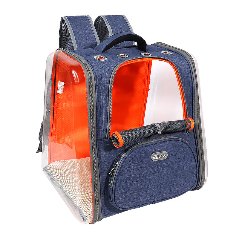 Large Space Capsule Transparent Pet Carrier Backpack – Cats & Small Dogs