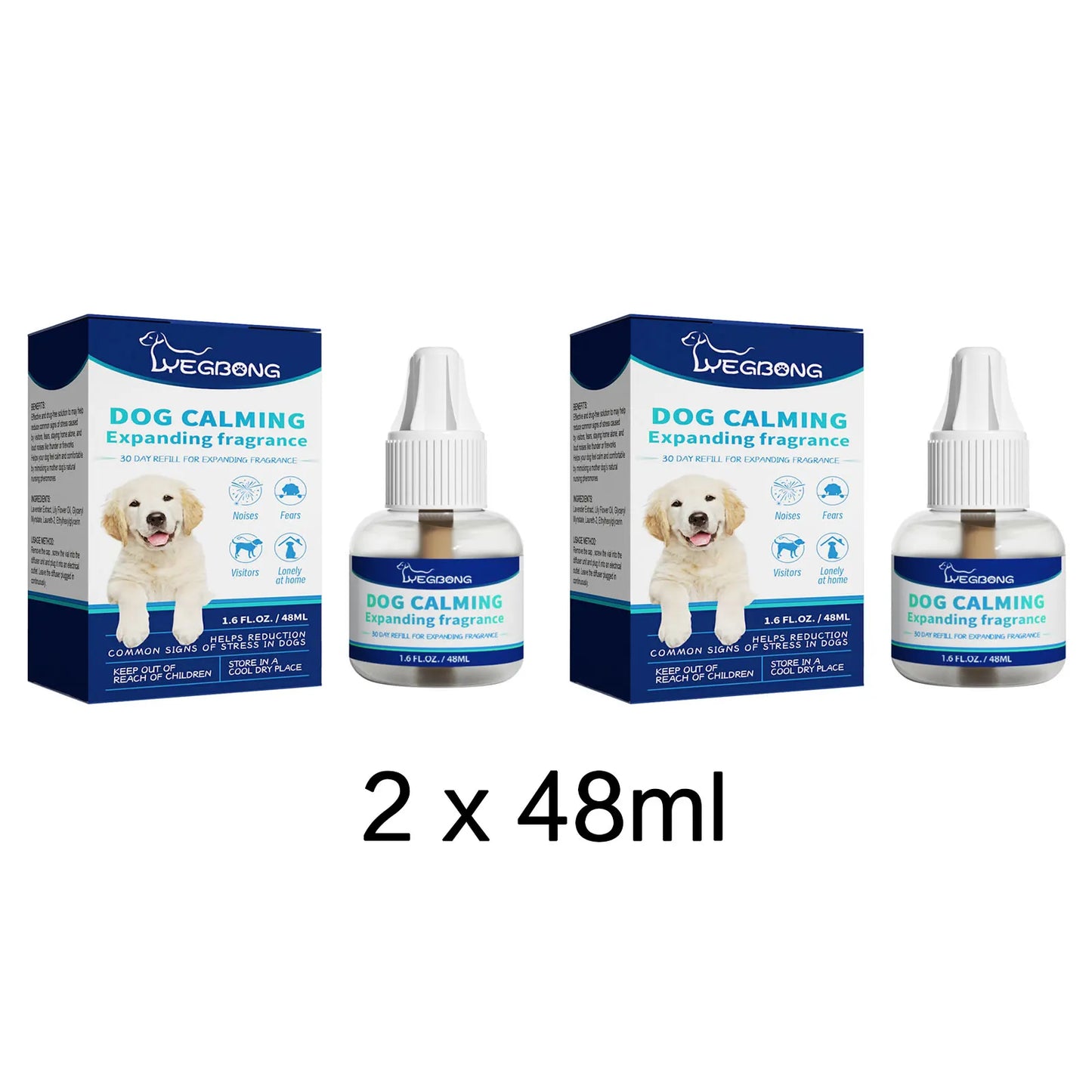Pet Calming Plug-In Diffuser – Pheromone Aromatherapy for Dogs