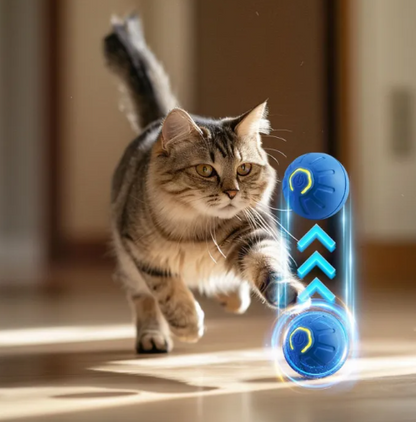 USB Smart Bouncing Dog Toy Ball – Automatic Interactive Fetch Toy