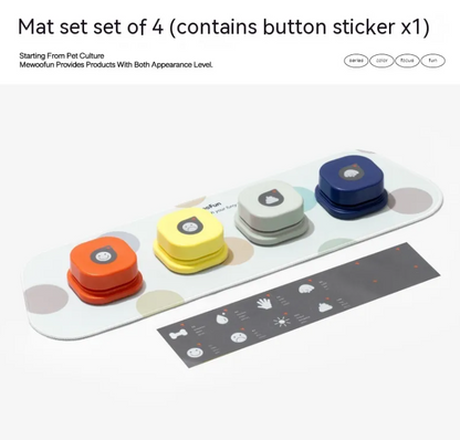 Talking Pet Communication Buttons – Recordable Training Button Set