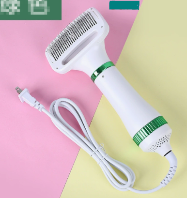 Portable 2-in-1 Dog Hair Dryer & Brush – Professional Pet Grooming