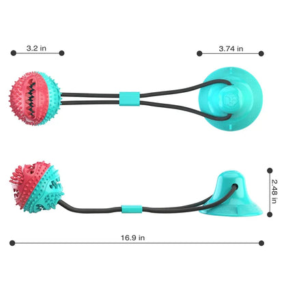 Suction Cup Tug Toy for Dogs – Bite-Resistant Interactive Ball