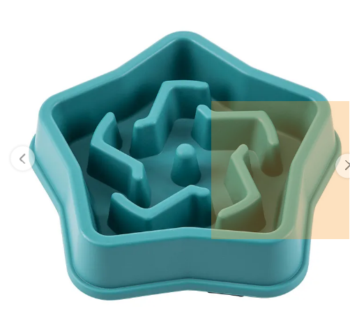 Dog & Cat Slow Feeder Bowl – Maze Design Anti-Gulp Feeding Dish