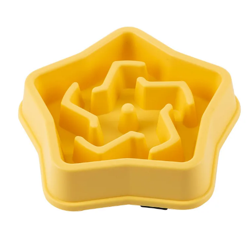 Dog & Cat Slow Feeder Bowl – Maze Design Anti-Gulp Feeding Dish