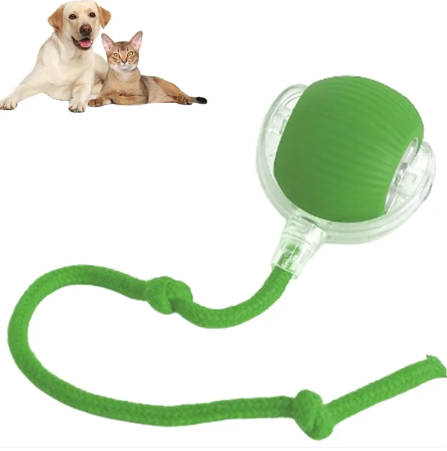 Auto-Rolling Smart Pet Ball – Interactive Motion Toy for Cats & Dogs