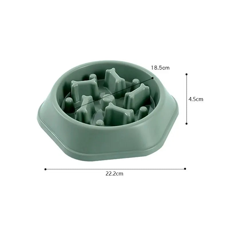 Dog Slow Feeder Bowl – Anti-Bloat Enrichment Feeding Dish