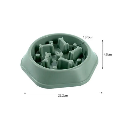 Dog Slow Feeder Bowl – Anti-Bloat Enrichment Feeding Dish