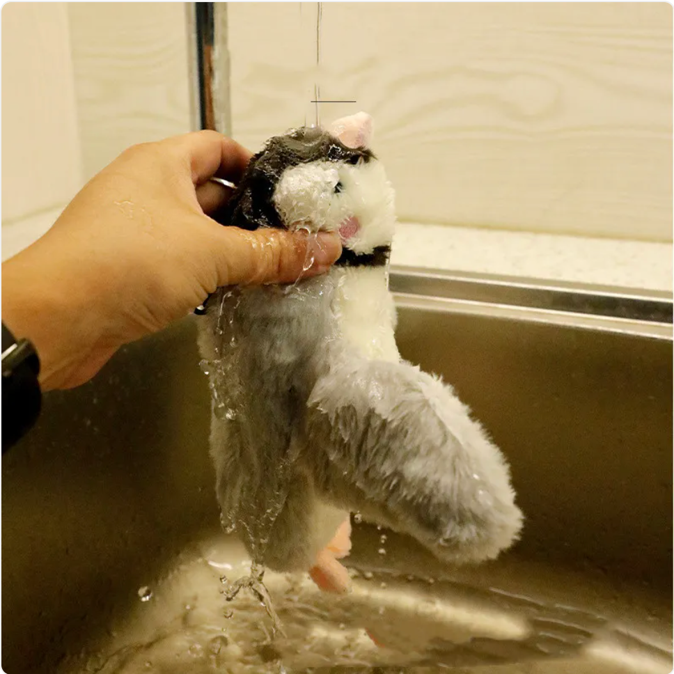 Motion-Activated Plush Pet Toy – Jumping Fish & Flapping Bird for Cats & Dogs