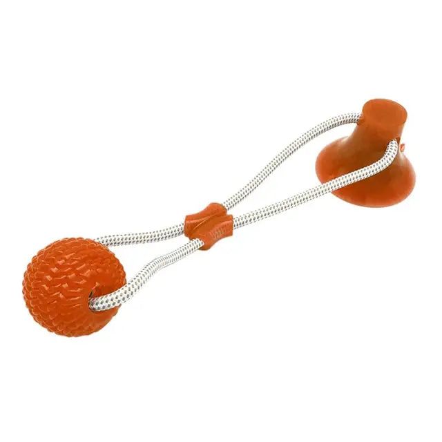 Suction Cup Tug Toy for Dogs – Bite-Resistant Interactive Ball