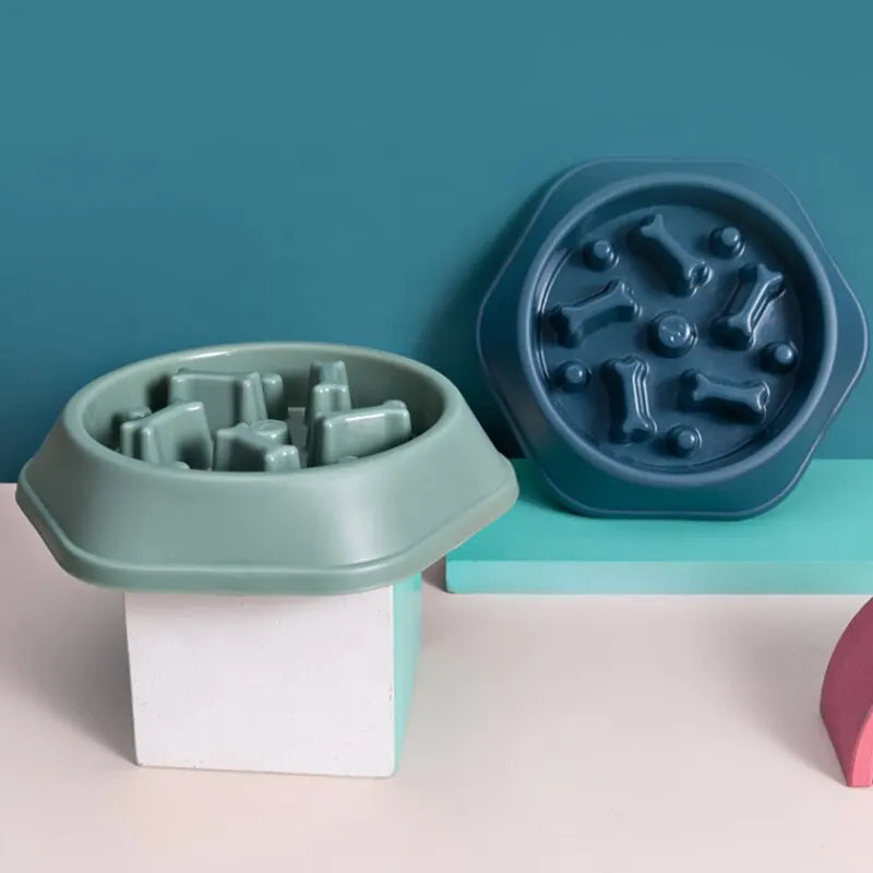 Dog Slow Feeder Bowl – Anti-Bloat Enrichment Feeding Dish