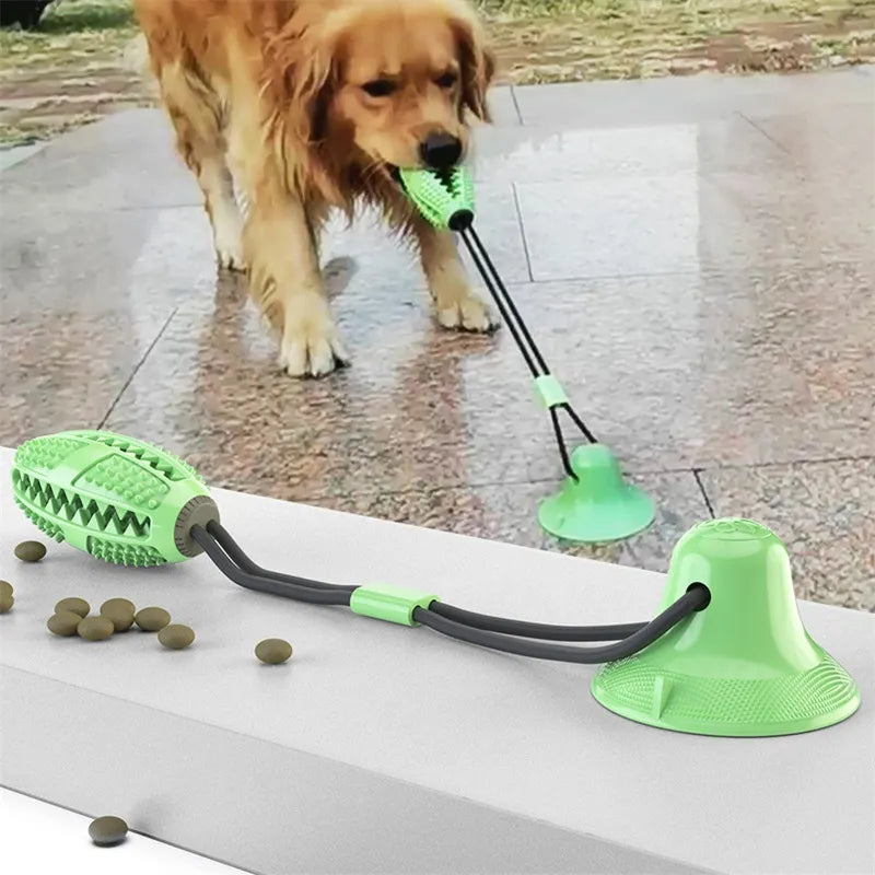 Suction Cup Tug Toy for Dogs – Bite-Resistant Interactive Ball