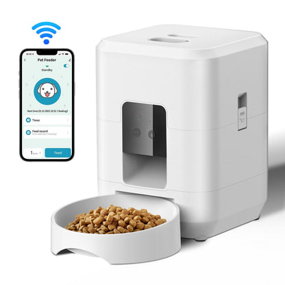 Smart WiFi Automatic Pet Feeder – App-Controlled Timer & Portion Dispenser