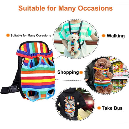 Breathable Pet Travel Carrier Backpack – Airline-Friendly Cat & Dog Bag
