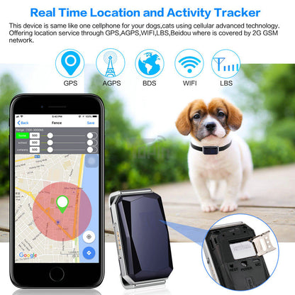 GPS Real-Time Pet Tracker Collar – Find Your Lost Dog or Cat Instantly