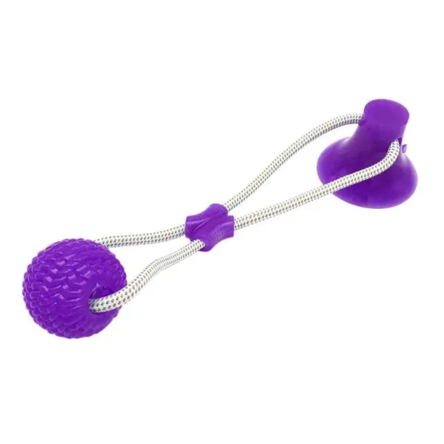 Suction Cup Tug Toy for Dogs – Bite-Resistant Interactive Ball