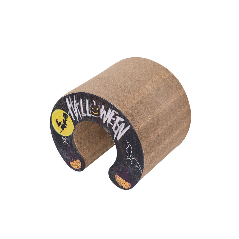 Foldable Magic Organ Cat Scratch Board – Interactive Corrugated Cardboard Toy