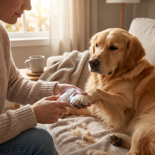 Pets Paw Trimmer LED lifestyle