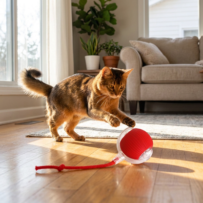 Smart Rolling Pet Ball lifestyle