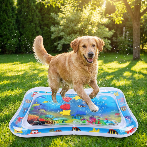 Summer Inflatable Water Mat lifestyle