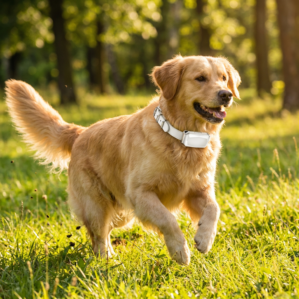 GPS Pet Tracker Collar lifestyle