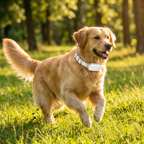GPS Pet Tracker Collar lifestyle