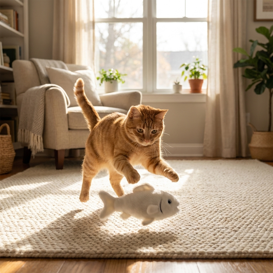 Interactive Plush Pet Toy lifestyle